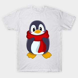 Penguin with Scarf T-Shirt